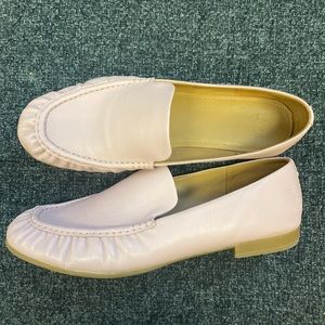 UGG leather flats in light pink